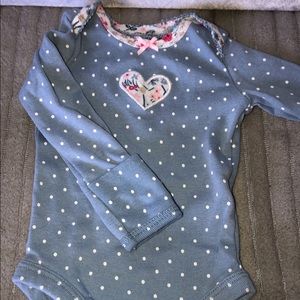 Newborn long sleeve onesie